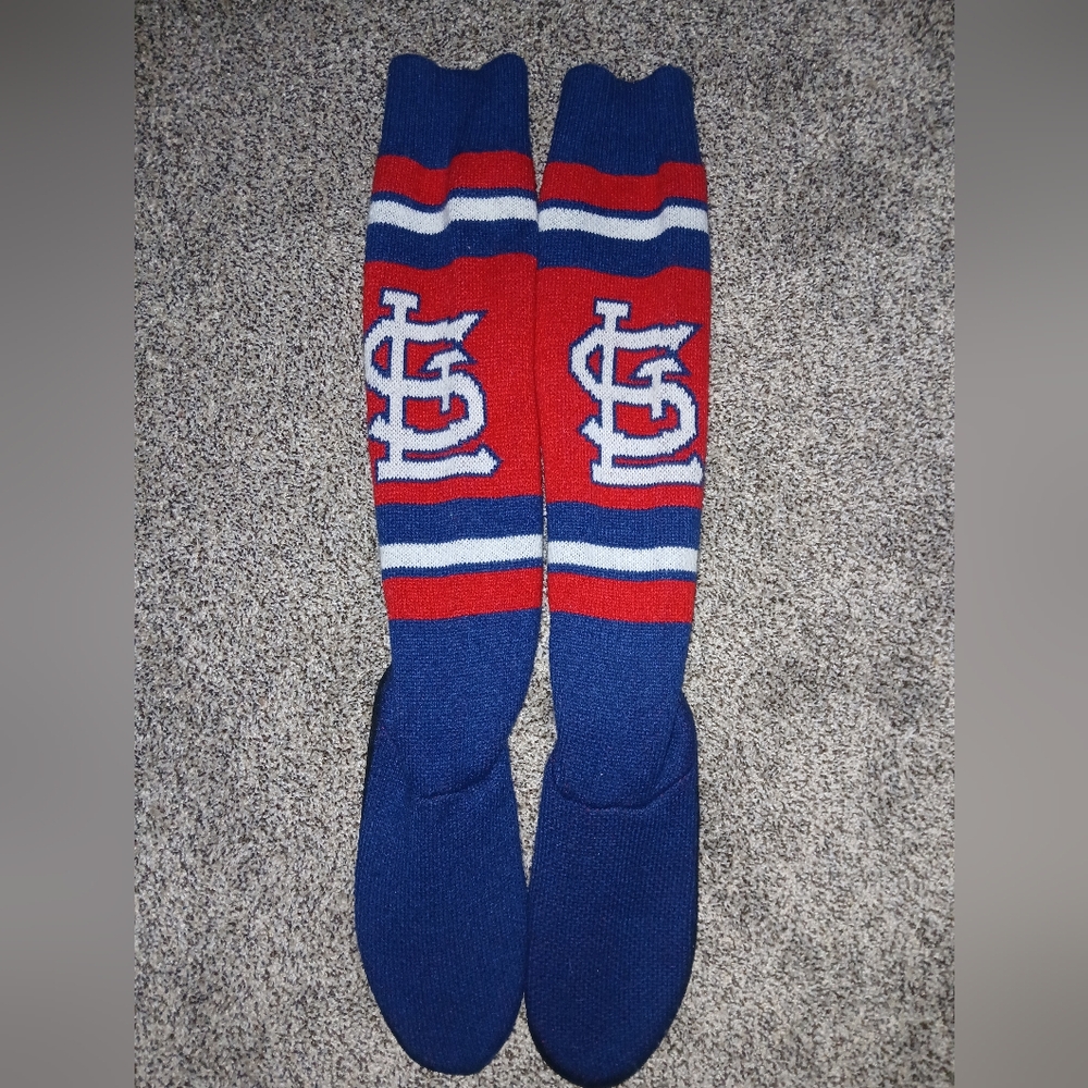ST. LOUIS CARDINALS ladies XL 11-12 tall Sweater Sock Slippers